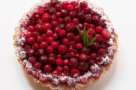 Брусничный тарт