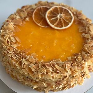 Апельсиновый торт веган постный