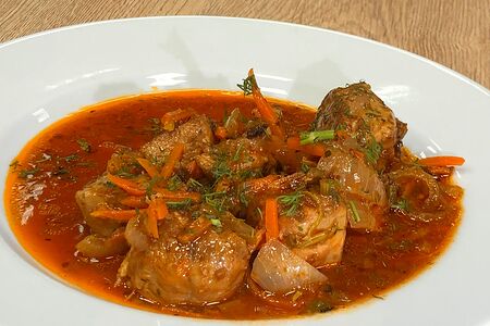 Поджарка из свинины