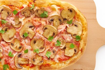 Ветчина Грибы. Pinsa