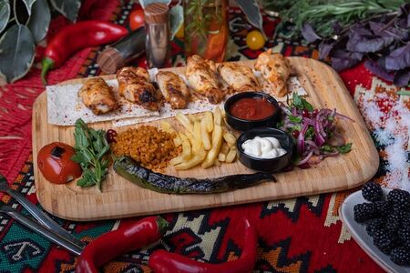 Шашлык из куриных крылышек