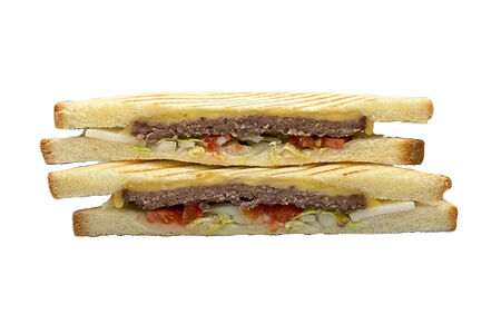 Сэндвич с говяжьей котлетой