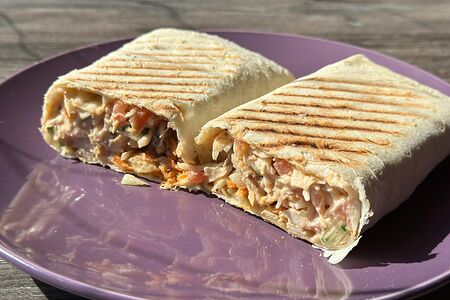 Мини-шаурма с куриным шашлыком