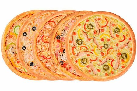 Сет из пяти любых пицц