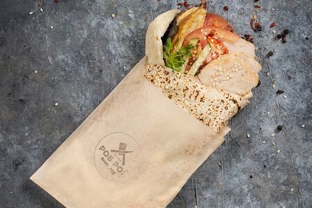 Двойной Роб рой в обычном лаваше с филе цыплёнка