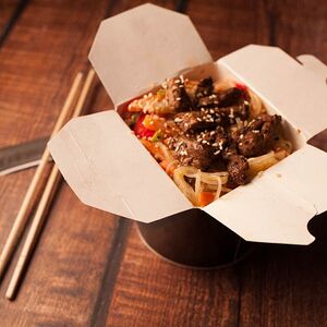 Фунчоза с говядиной