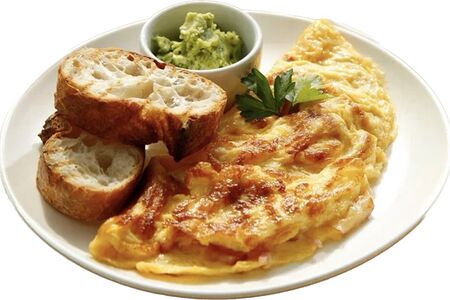 Омлет с ветчиной и сыром