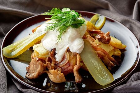 Жареный картофель по-снегирёвски