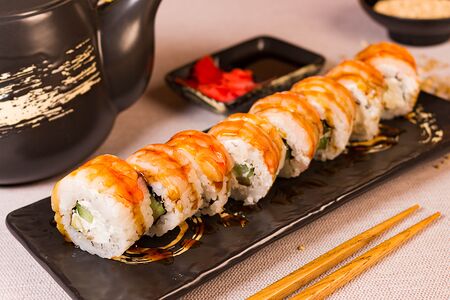 Ролл Филадельфия с креветкой