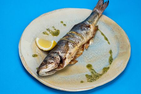 Сибас на гриле