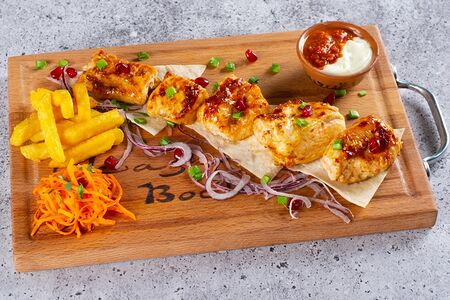 Шашлык из куриного филе 