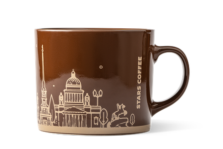 Кружка City Коричневая