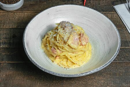 Паста Карбонара с беконом