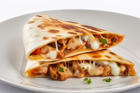 Кесадилья грибная