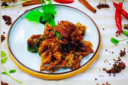 Говядина в кисло-сладком соусе