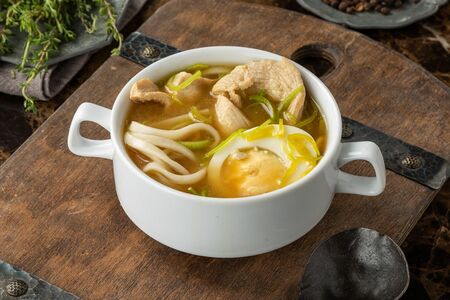 Мисо-суп с курицей