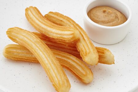 Чуррос с банановой карамелью