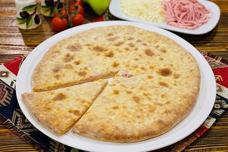 Пирог с ветчиной и сыром