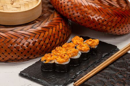 Запеченный с курицей