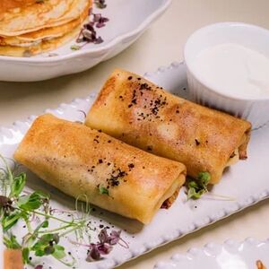 Блинчики с мясом