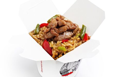 Рис со свининой