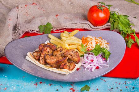 Шашлык из cвинoй шейки