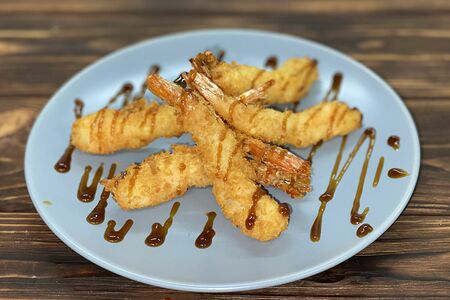 Креветки темпура