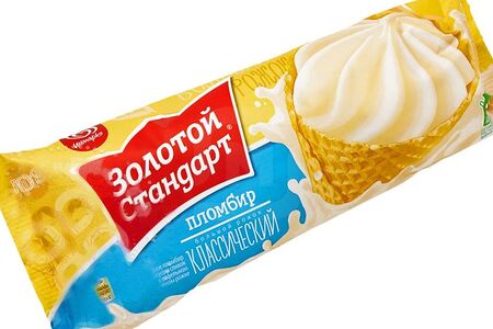 Мороженое рожок Золотой стандарт