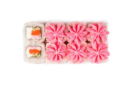 Ролл Лава Лосось-краб