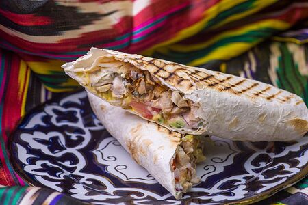 Шаурма дракон с халапеньо острая