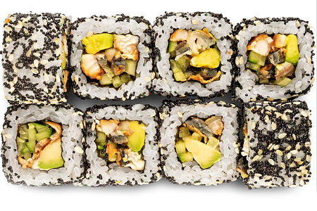 Ролл Калифорния с угрем