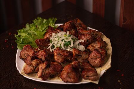 Шашлык из cвинoй шейки