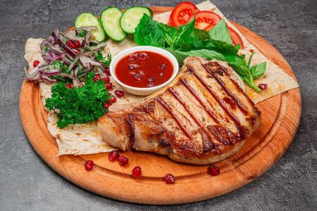 Шашлык из свиной корейки