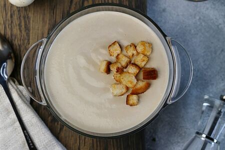 Суп-пюре из шампиньонов