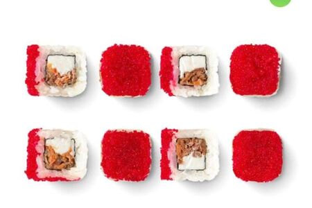 Лосось с тобико