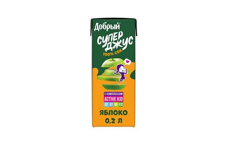 Сок Добрый Зелёное яблоко