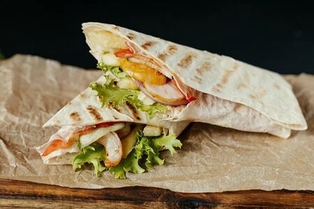 Шаурма с креветкой