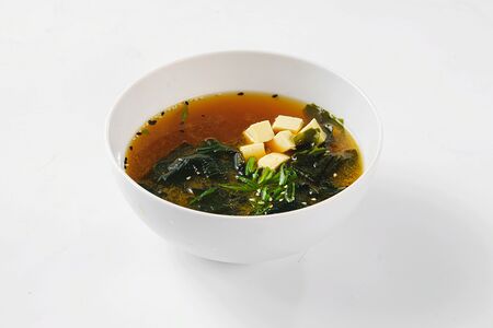 Суп мисо с креветкой