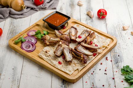 Бараньи семечки на мангале