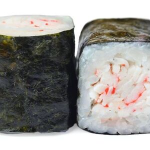 Классический ролл с крабом