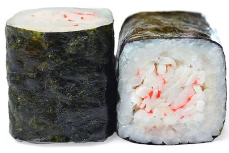 Классический ролл с крабом