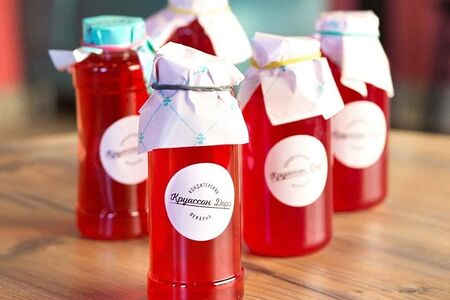 Морс Апельсин-клюква-мята