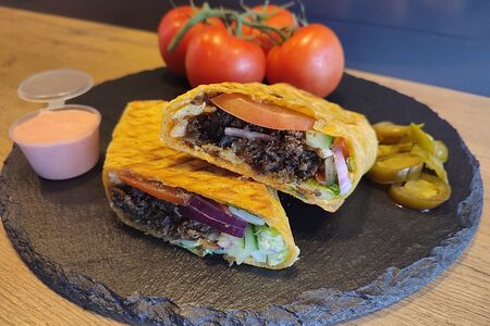 Брусничная говядина мега