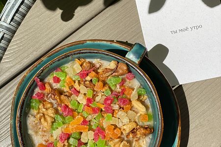 Каша 5 злаков с сухофруктами и орехами