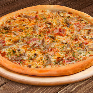 Пицца Мясная 30 см на тонком тесте