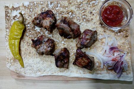 Шашлык из cвинoй шейки