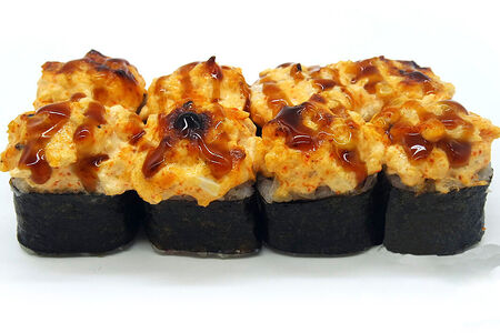 Запеченный с мидиями