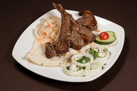 Шашлык из бараньего антрекота