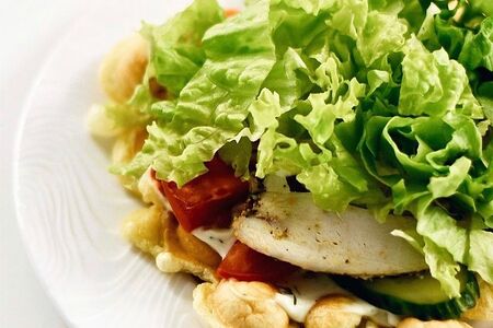 Вафля с курицей