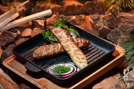 Люля-кебаб с курицей